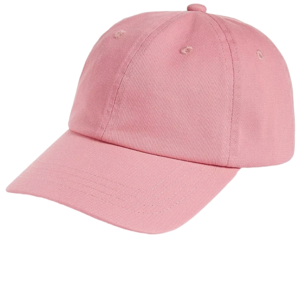 Pink Baseball Cap 100% Cotton, Be You! Add Personal Hat Pin Badges!